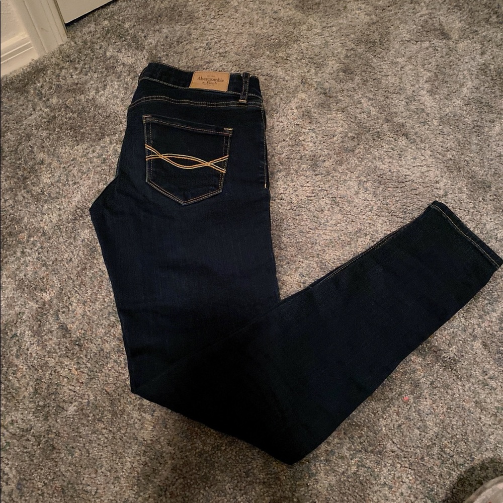 Abercrombie&Fitch dark blue jeans -w24 L28